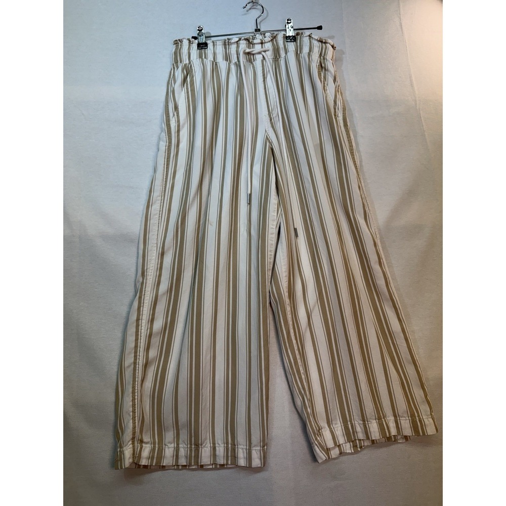 Loft Woman's Striped Pants - Medium Petite - Wide legs